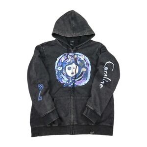 Coraline Zip Hoodie Size XL Two Worlds Y2K